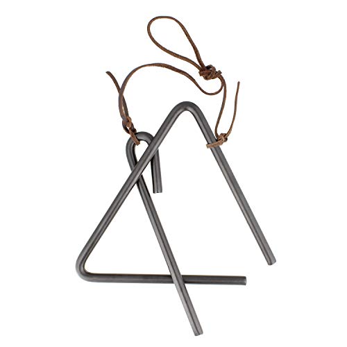 Redneck Convent Triangle Call Bell – Outdoor Bell Ringer Triangle Dinner Bell, Dinner Triangle, Farmhouse Bell – Chuckwagon Dinner Bell
