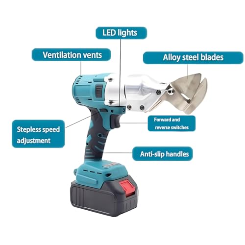 Ciseaux électriques haute précision 1600 tr/Min pour tôle - 8