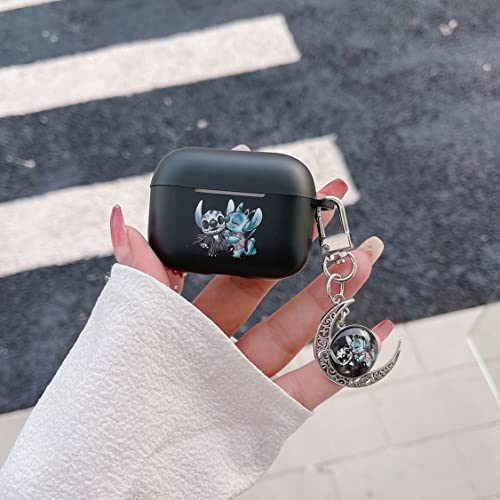 Aripod Pro Frosted Case, Airpod Pro Case Cover Compatiable With Airpod Pro,Full Protective Durable Shockproof Drop Proof With Keychain (Pro Skull Rabbit) #TOP4