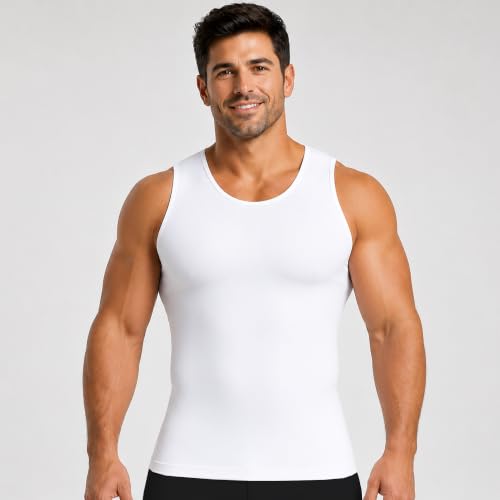 Image of Insta Slim - Made in USA 3 Pack Compression Muscle Tank Body Shapers for