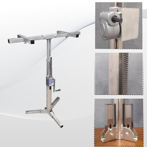 Cabinet Lift Jack, Cabinet Jack for Installing Cabinet, Adjustable Third Hand Tool Support System with 440lbs, Multi-Functional Drywall Jack (47 inch) - Image 3