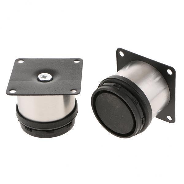 6x2pcs Adjustable Sofa Foot Legs Stainless Steel Furniture Cabinet Feet 8cm | Home & Garden | Furniture | Furniture Parts & Accessories