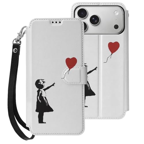 iPhone17ProMaxpP[X 蒠^ oNV[ ̎q ԂD Banksy ACtH17ProMaxpP[X 蒠^ z^ X}zP[X PUU[ J[h[ X^h@\ Xgbvt Sʕی gуJo[