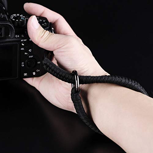 Qiang Ni Camera Wrist Strap: Black Paracord Camera Hand Strap For Dslr Or Mirrorless Cameras - Camera Wrist For Photographers Quick Release #TOP5
