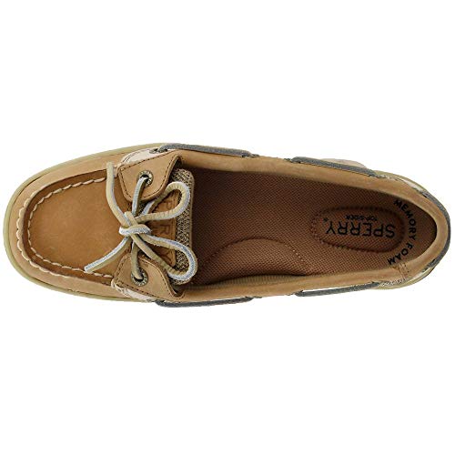 Sperry Womens Angelfish Boat Shoe, Linen/Oat, 7.5 #TOP6