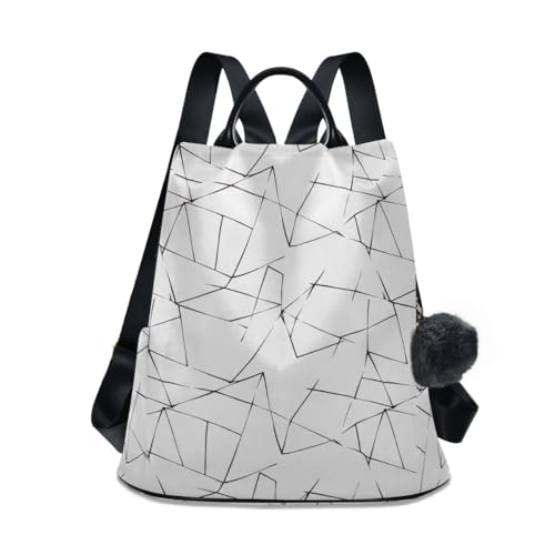 Sac à dos beige femme abstrait chic pour le quotidien et les sorties