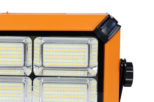 Image of Multi-Functional Solar LED Flood Light 30W Cum Torch 3W with 12000 mAh LiFePO4 Battery (IP65 Waterproof, 3-in-1 Light Colors)