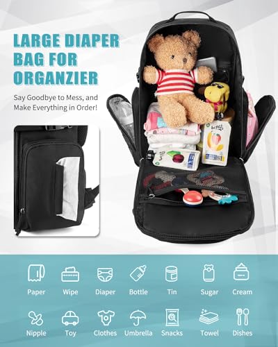 Sharkmouth Dad Diaper Bag Backpack thumb #1