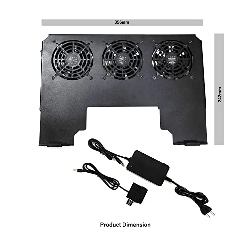 Image of FourDot Industrial High Speed Laptop Cooling Pad for Gaming Laptops (15.6 Inch Revision D)