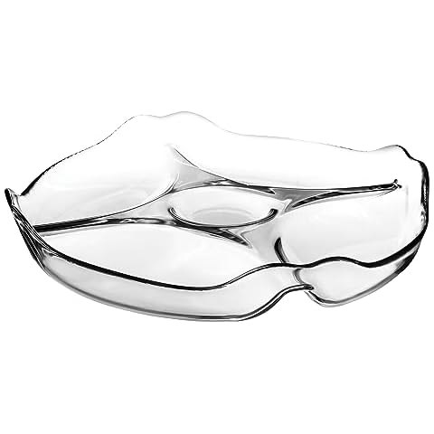 Pasabahce Patisserie Antipasto Glass Serving Plate Cover