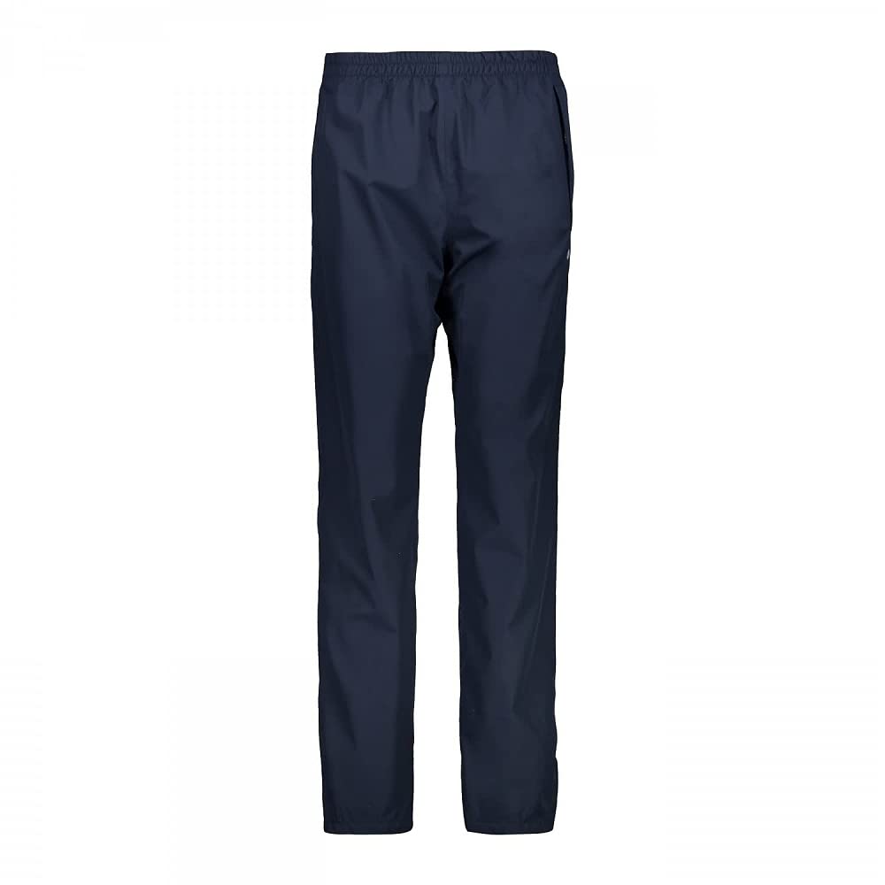 CMP - Woman Pant Rain With Lining And Full Lenght Side Zips, Black Blue, XXS