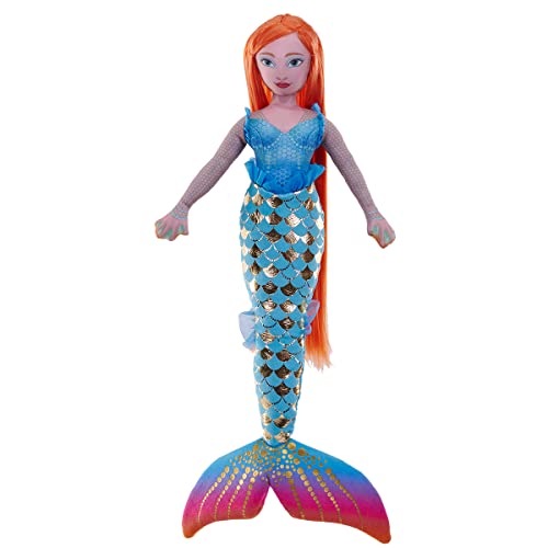 Wild Republic Mysteries of Atlantis Mermaid Mystique, Stofftier, Geschenk für Baby, Kinder Plüschtier, Kuscheltier Für Babys, Spielzeug aus Recyclingmaterial