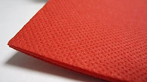 Servilletas 40 x 40 rojas doble capa punta punta desechables para restauración