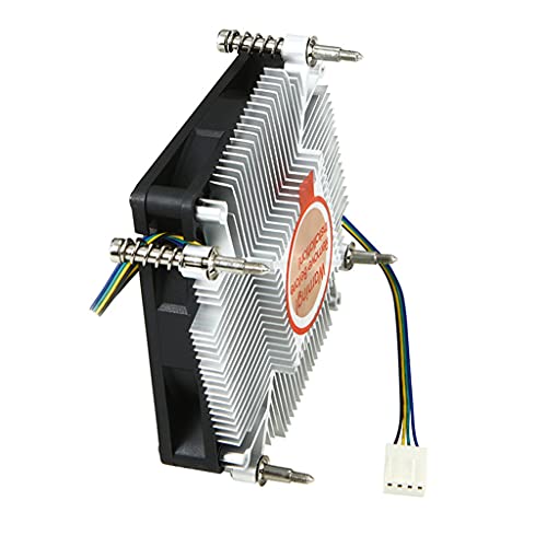 Christol enfriador de CPU ventilador PWM ventilador de refrigeración de radiador Enfriador de CPU de perfil bajo de 27mm para ITX para carcasa chasis delgado para - imagen 2