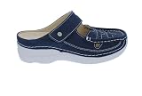 Wolky Clog Roll Talaria 0623411-820, Nubukleder, Blau-Denim, Fußbett zum...