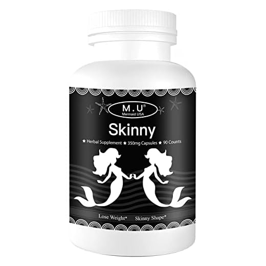 M.U Skinny Mermaid USA Support Lose Weight Healthy Pills Nature Herbal Supplement Power to be Supper Skinny Weight Loss Burn Fat Burner Diet Slimming Pills for Women and Men