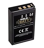  GOLDBATT Batería de repuesto para Olympus BLS5, BLS-5, E-P3, E-PL2, Pen E-PL3, E-PM1, OM-D, E-M10 Mark II Stylus 1, 1S, 1100 mAh
