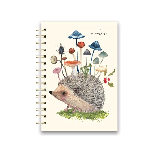 Carnet à spirales hérisson idéal pour le journal intime et notes de bureau