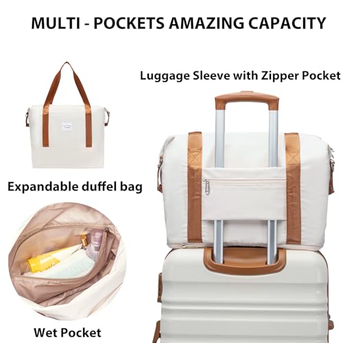Long Vacation LV400002 Luggage Set 4 Piece Luggage Abs Hardshell Tsa Lock Spinner Wheels Luggage Carry thumb #4