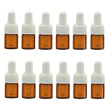 Capacidad: 1, 2 y 3 ml. Estas botellas con cuentagotas de vidrio ámbar permiten la dispensación controlada del producto.
