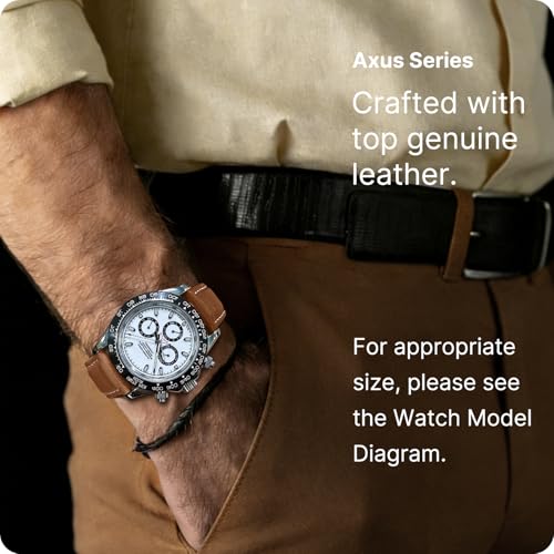 Fullmosa Watch Band, Quick Release Leather Watch Strap for Men Women, Replacement Bands Width 14mm 16mm 18mm 19mm 20mm 21mm 22mm 24mm