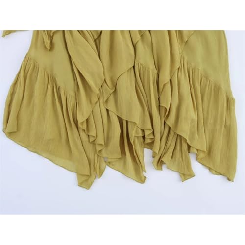 Skirt for Women European American Style Layered Mid Length Fashionable All Match Casual Ladies Outings4