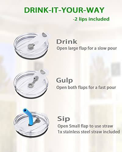 Zenbo 50 Oz Mug Tumbler – Stainless Steel Vacuum Insulated Mug With Handle,Lid And Straw,Keeps Drinks Cold Up To 36 Hours – Sweat-Proof Body, Dishwasher Safe #TOP2