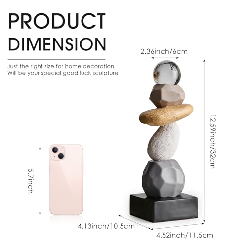 Estatua moderna para decorar mesa de sala miniatura 4