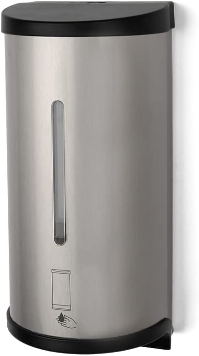 Dispensador de jabóndesinfectante sin contacto de acero inoxidable