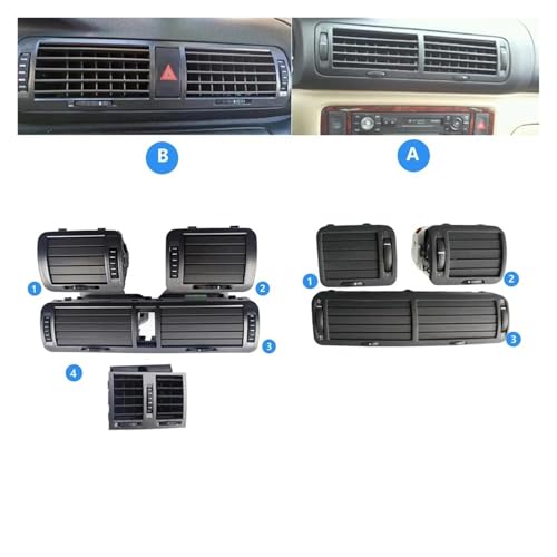 Rejilla de ventilación de calefactor para salpicadero de Passat B5 6