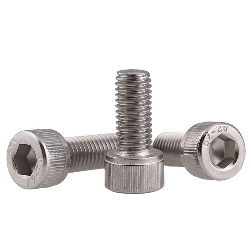 Tornillos de cabeza hexagonal de acero inoxidable 304 autorroscantes de cabeza hexagonal, longitud de 4 a 150 mm, M2, M2.5, M3, M4, M5, M6, M8, M10, M12 (140 mm, M8 (2 unidades)
