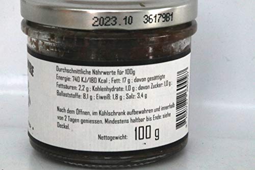 Schwarze Tapenade (Olivenpaste), aus Frankreich 100g.