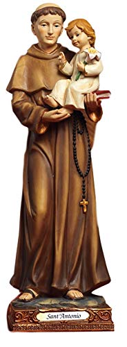 Estatua San Antonio 14,5 cm de resina