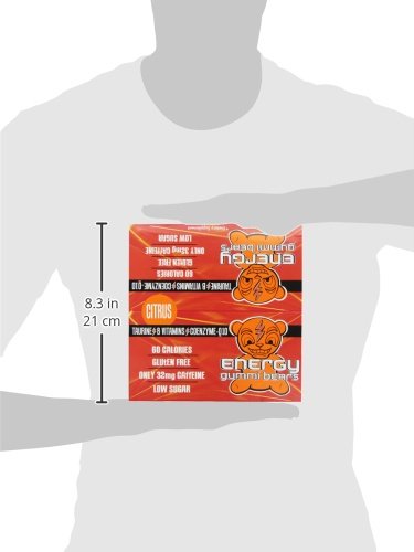 Energy Gummi Bears by Loud Truck Citrus Blast Box, 1 oz (24 Count )