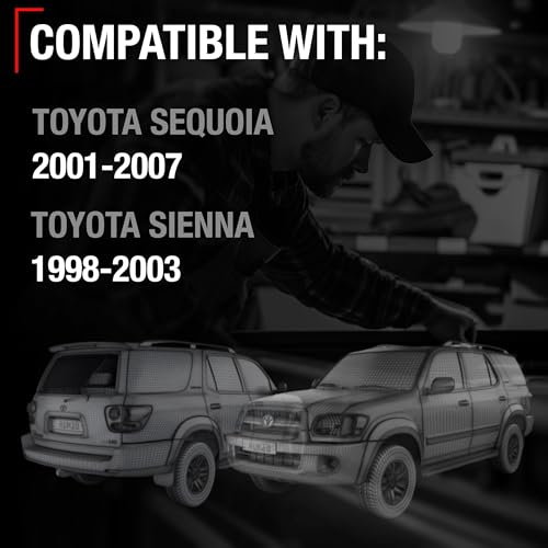 TruBuilt 1 Automotive Toyota 69090-08010 Exterior All Metal Liftgate Handle | Replacement for: Toyota Sienna (98-03) Sequoia (01-06)