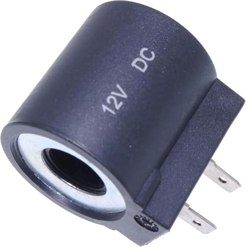Solarhome 6301012 Solenoid Valve Coil With 2 Spade Connector 12V Compatible with Hydraforce Stems 08 80 88 98 1/2" Hole