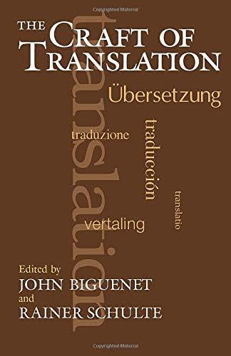 The Craft of Translation