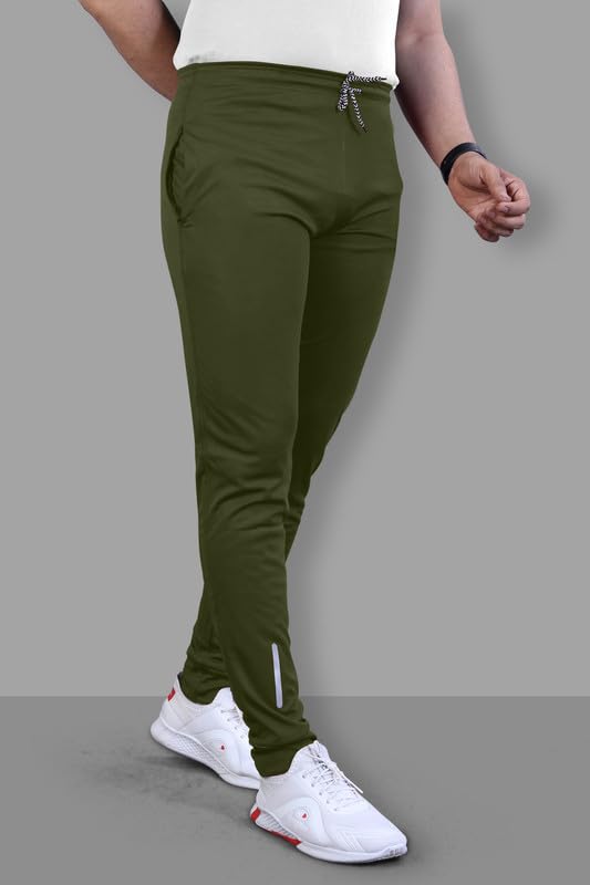 Image of NoseQueen Regular Track Pants for Man | Men Trackpant | Night Pants for Man with with Zippered Pockets, Drawstring Waist