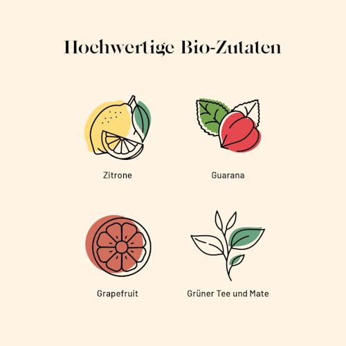 Kusmi Tea - Lovely Morning - Bio-Mischung aus grünem Tee, Mate, Zitrone, Guarana, Grapefruit und Orange - Loser Tee - 100 g Metalldose - Menge für etwa 50 Tassen