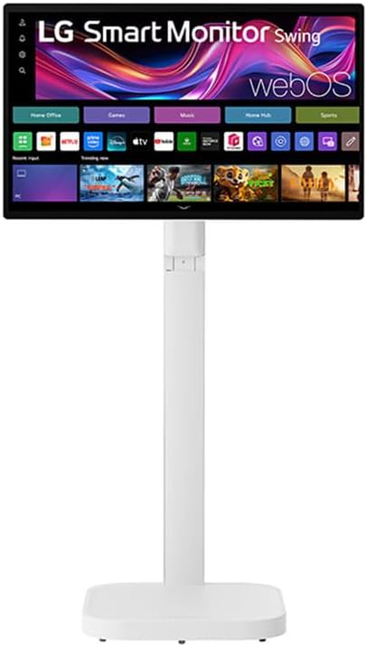 LG 31.5" Swing 32U889SA-W 5ms 4K UHD IPS Dokunmatik Tekerlekli Standlı Smart Monitör Televizyon