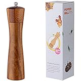 ✨ 【MATERIALES DE ALTA CALIDAD】 - Está hecho de madera natural, sin ningún tratamiento de pulido en el interior, sin pintura, sin conservantes ni pegamento en el interior, saludable e higiénico, seguro de usar.Núcleo de molienda de cerámica de alta resistencia, con alta dureza, desgaste Resistencia y resistencia a la corrosión, seguros de usar, molinillos de sal y pimienta saludables y respetuosos con el medio ambiente.