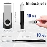 USB Stick 4GB 100 stück Speicherstick USB-Sticks Transmemory Memory Stick Mehrfarbig (4GB, Mehrfarbig-100)