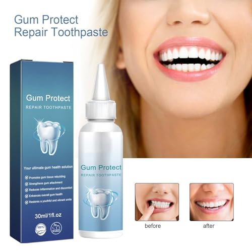 Zahnfleisch Therapie Gel, Reduziert Zahnfleischbluten, Zahnaufhellung Bleaching Stift, Gum Shield Therapy, Kontinuierliche Nutzung für Bessere Ergebnisse (2)