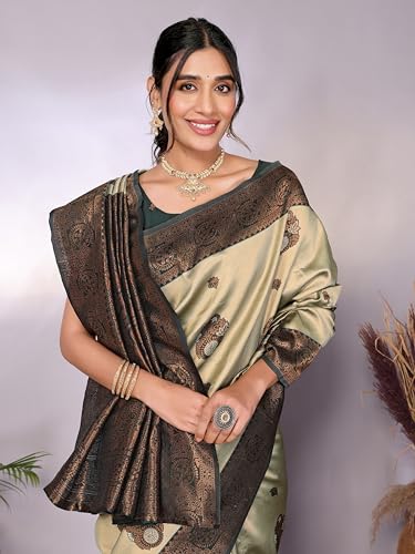 Image of Avantika Fashion Women's Kanjivaram Soft Silk Banarasi Sarees With Blouse Piece For Women