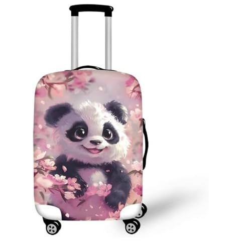 BIGCARJOB Hippie Flower Luggage Cover for Travel Auti-Scratch Suitcase Protector Tropical Floral Suitcase Cover Washable Baggage Cover Travel Luggage Accessories,Fit 26-28 Inch Cover