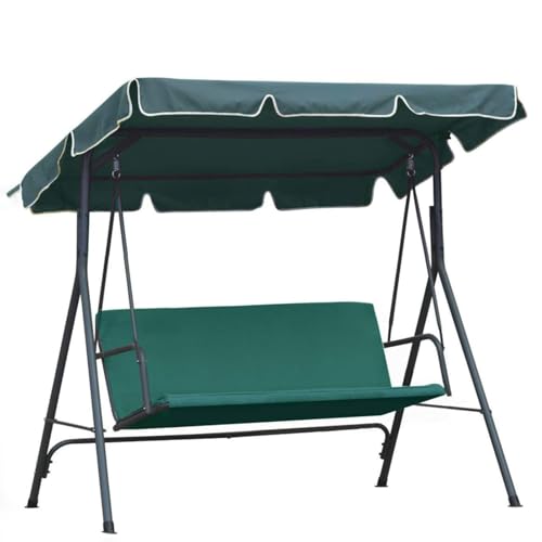 AZVFLY Hollywoodschaukel Dachbezug 210x145 cm für Garten Schaukel: Dachplane Ersatzdach Hollywoodschaukel Ersatzteile Dachplane Wasserabweisend und UV Schutz (Armeegrün)