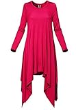 Longueur : midiskirt Yalí (à Manches Courtes Ourlet asymétrique Robe M Gules