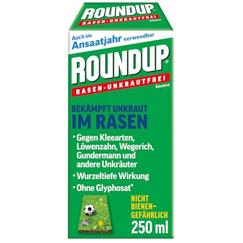 Roundup Rasen-Unkrautfrei 250 ml Konzentrat gegen Rasenunkräuter im Rasen – Ansicht 1
