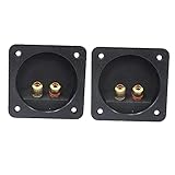 Anschlussbecher-anschlüsse – konzipiert für den einsatz in diy-lautsprechern und subwoofer-boxen.