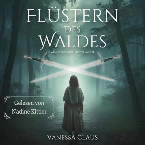 Diseño de la portada del título Fl&uuml;stern des Waldes